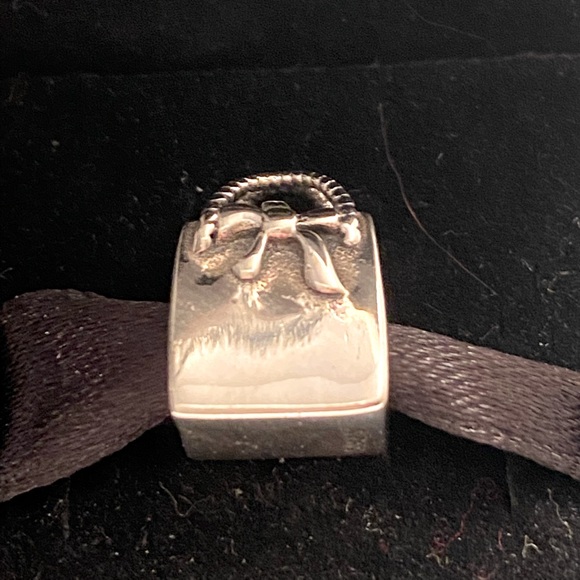 925 Sterling purse/bag charm - Picture 1 of 4